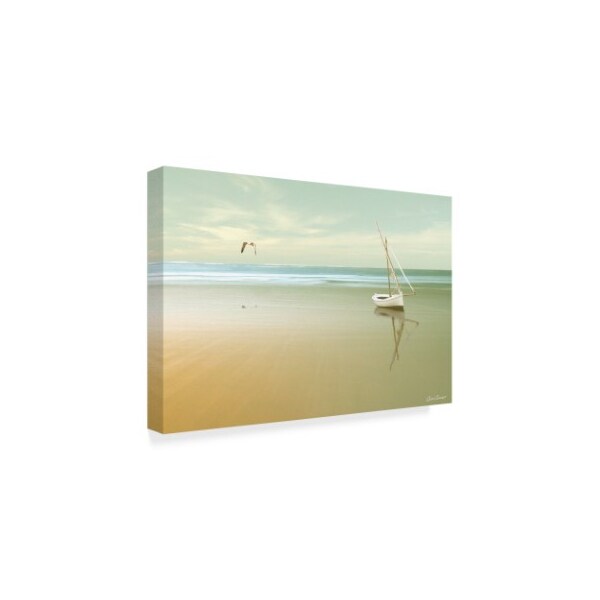 Carlos Casamayor 'Soft Sunrise On The Beach 1' Canvas Art,30x47